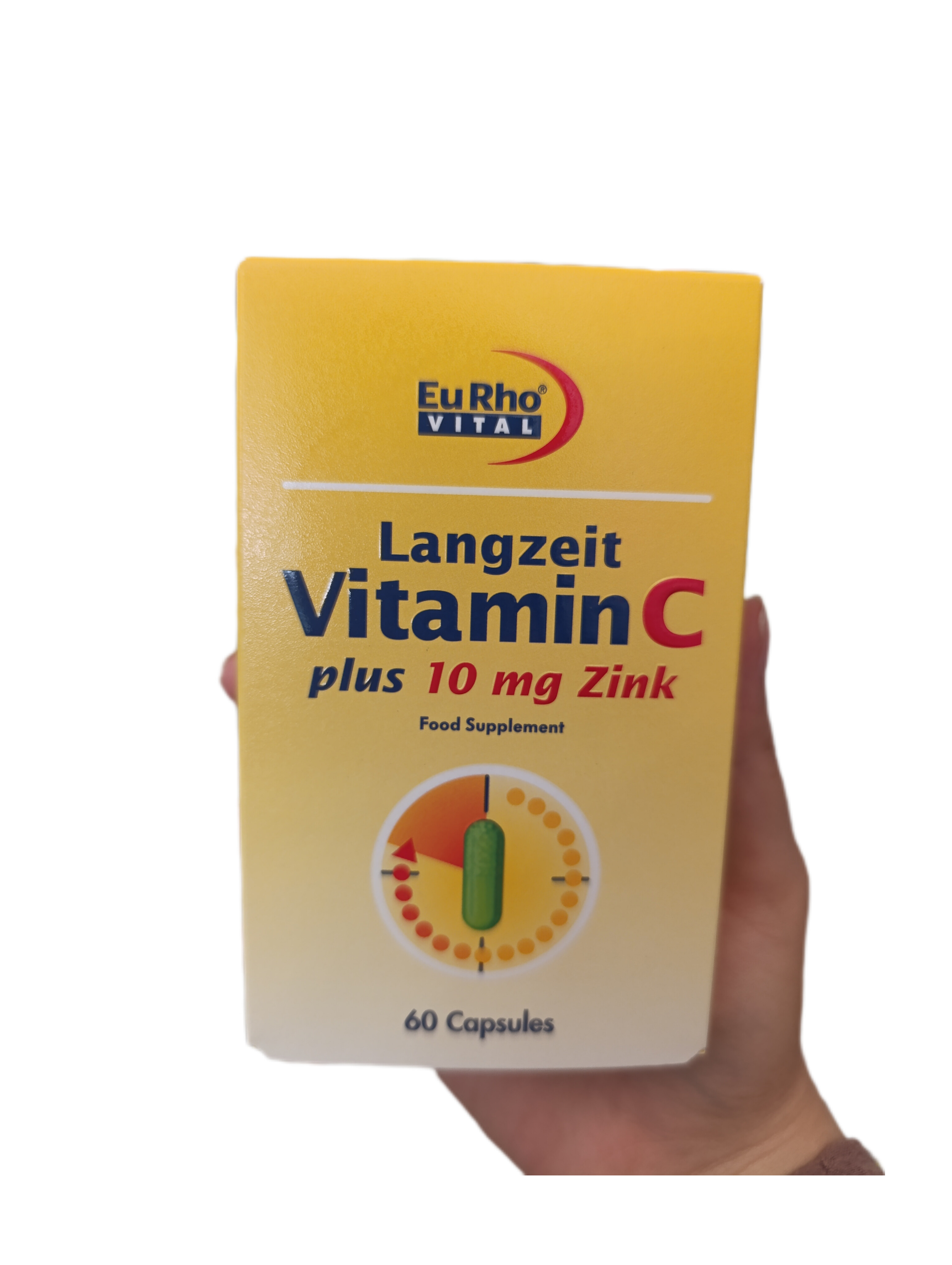 کپسول ویتامین Cو زینک 10mg یوروویتال
